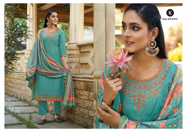 Kalarang Rutvi Designer Cotton  Embroidery Salwar 